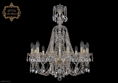 Хрустальная подвесная люстра Bohemia Art Classic 11.21.12.220.XL-74.Gd.Sp
