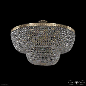 Большая хрустальная люстра Bohemia IVELE Crystal 19101/100IV G