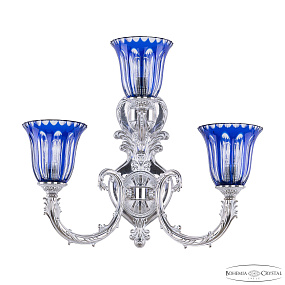 Бра Bohemia Ivele Crystal Florence 7109B16/2+1/210 NW P2 U Clear-Blue/H-1H