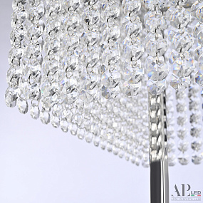 Хрустальный светодиодный торшер APL LED Sicilia SH500.T6.30-150.A.Ni.4000