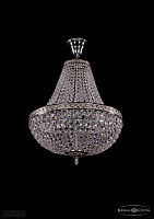 Хрустальная люстра (Груша) Bohemia IVELE Crystal 2150/40/Ni
