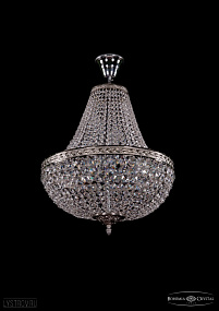 Хрустальная люстра (Груша) Bohemia IVELE Crystal 2150/40/Ni