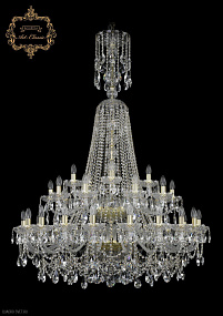 Большая хрустальная люстра Bohemia Art Classic 11.25.20+10+5.400.2d.XL-160.Gd.Sp