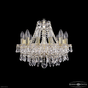 Хрустальная подвесная люстра Bohemia IVELE Crystal 1403/12/141 G