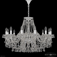 Большая хрустальная люстра Bohemia IVELE Crystal AL16309/12/300 WMN