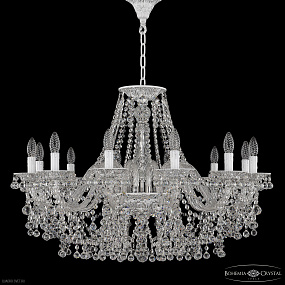 Большая хрустальная люстра Bohemia IVELE Crystal AL16309/12/300 WMN