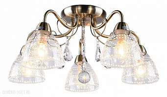 Люстра потолочная Arte Lamp Rugiada A1658PL-5AB