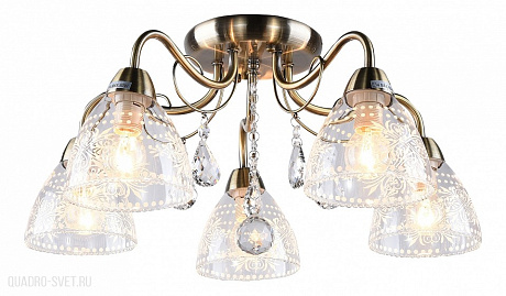 Люстра потолочная Arte Lamp Rugiada A1658PL-5AB