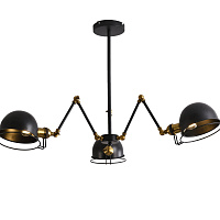 Потолочная люстра Lumina Deco VALMONTI LDP D015-3 BK