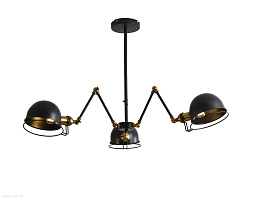 Потолочная люстра Lumina Deco VALMONTI LDP D015-3 BK