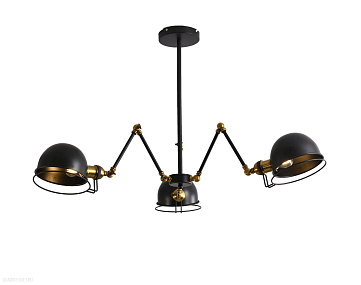 Потолочная люстра Lumina Deco VALMONTI LDP D015-3 BK