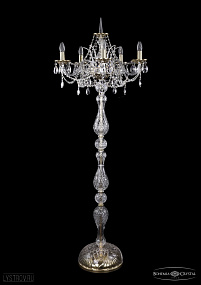 Хрустальный торшер Bohemia IVELE Crystal 5211/5/195-160/GB