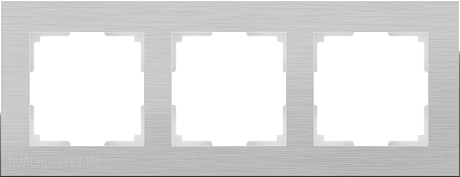 Рамка на 3 поста (алюминий) Werkel WL11-Frame-03