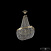 Большая хрустальная люстра Bohemia IVELE Crystal 19113/H1/90IV G