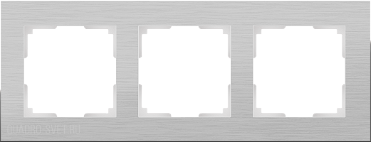 Рамка на 3 поста (алюминий) Werkel WL11-Frame-03