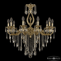 Подвесная хрустальная люстра Bohemia Ivele Crystal Florence 71401/10/250 B G FA10M