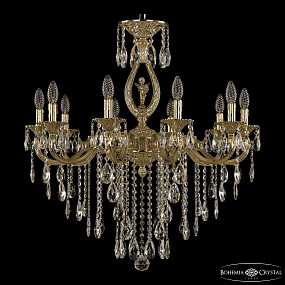 Подвесная хрустальная люстра Bohemia Ivele Crystal Florence 71401/10/250 B G FA10M
