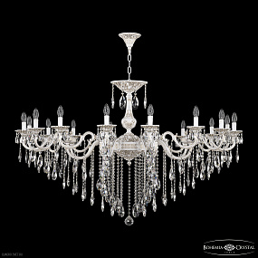 Большая хрустальная люстра Bohemia IVELE Crystal AL78104/16/550 B WMG