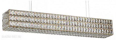 Подвесная светодиодная хрустальная люстра Odeon Light PANTA 4926/48L