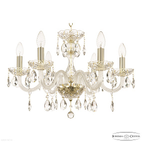 Хрустальная подвесная люстра Bohemia IVELE Crystal 117/6/195 G