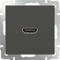 Розетка HDMI (серо-коричневый) Werkel WL07-60-11