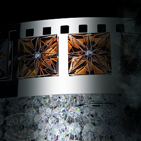 Люстра большая ARTGLASS FLAME 700x1600 CE