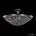 Хрустальная потолочная люстра Bohemia IVELE Crystal 19323/55IV NB