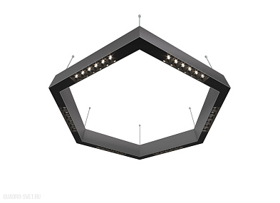Подвесной светодиодный светильник 0,7м 36Вт 48° Donolux Eye-hex DL18515S111А36.48.700BB
